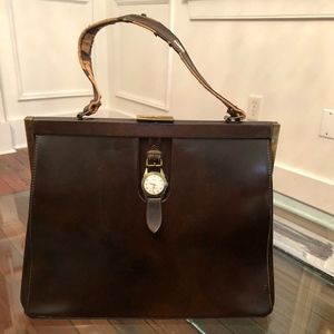 Hanover Watch Genuine Leather Vintage Purse
